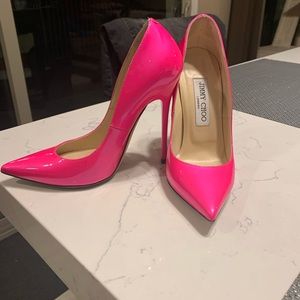 Jimmy Choo Anouk In limited edition raspberry